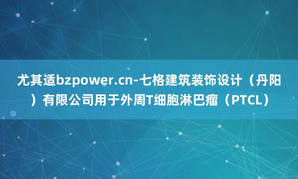 尤其适bzpower.cn-七格建筑装饰设计（丹阳）有限公司用于外周T细胞淋巴瘤（PTCL）